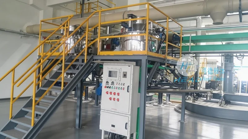 山东聊城锂电超细粉体防架桥气力输送实例